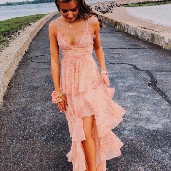 Alice McCall Dress Love Is Love Tiered Lace Maxi Gown Dress Size 2 - Picture 1 of 13